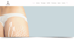 Desktop Screenshot of irudicentrodebelleza.com