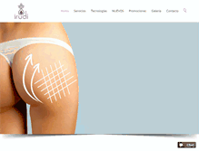 Tablet Screenshot of irudicentrodebelleza.com
